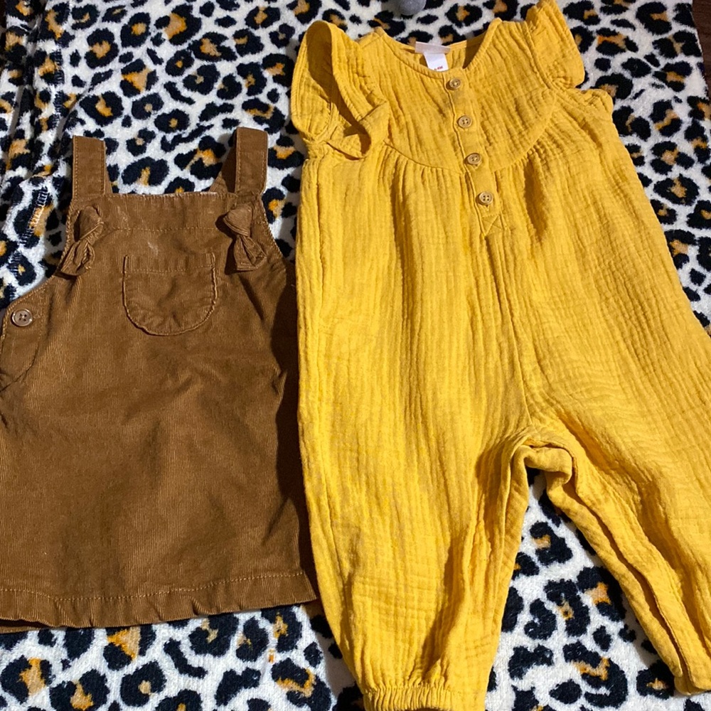 Dress and romper